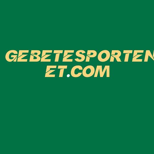 Logo da GEBETESPORTENET